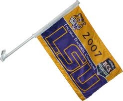 LSU CAR FLAG