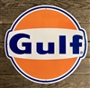 GULF TIN SIGN 24 INCH