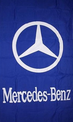 MERCEDES BENZ-VERTICAL 5ft x 3ft