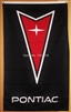 PONTIAC VERTICAL FLAG 5ft x 3ft