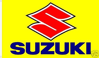 SUZUKI-BIKE 3FT X 5FT