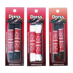 Dress Flat Shoelaces - 2 pair