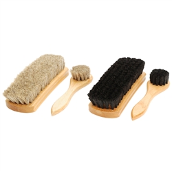 Professional 8.25" Shoe Shine Brush Kit