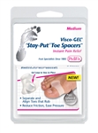 Visco Gel Stay Put Toe Spacers P27