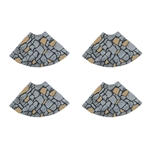 Department 56 Village Limestone Curved Road Set of 4