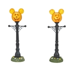 Disney Village Mickey's Pumpkin Streetlights