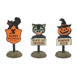 Halloween Village Halloween Signs