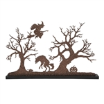 Halloween Haunted Woods Silhouette