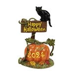 56 Halloween Village Feline Noir, 2024