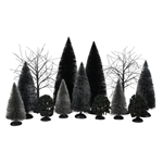 Halloween Village Dark Forest Landscape Set