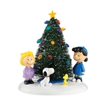 Department 56 Peanuts Village O'Christmas Tree