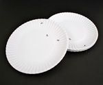 MELAMINE "PAPER" PLATES WITH ANTS SET OF 4