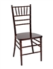 Mahogany Discount Resin Chiavari chairs, Resin Chivari Chair, Resin Ballroom Chairs