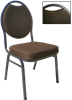 Banquet Oval Back Brown Chair