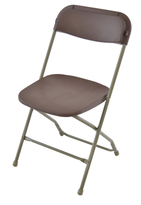Free Shipping Cheap Prices  Brown   Plastic Folding Chair