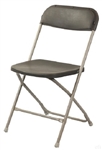 Free Shipping Cheap Prices Charcoal  Plastic Folding Chair