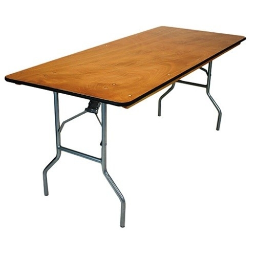 30 x 96 Plywood Folding Table, Miami  Banquet Cheap Wholesale Tables, Lowest prices wood Florida