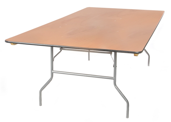 40 x 96 Plywood Folding Table, Miami  Banquet Cheap Wholesale Tables, Lowest prices wood Florida