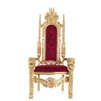 KING RED THRONE CHAIR