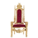 KING RED THRONE CHAIR