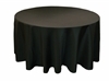 Black 70" Round Tablecloth