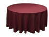 Burgundy 70" Round Tablecloth