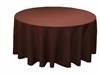 Chocolate 70" Round Tablecloth