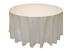 Ivory 70" Round Tablecloth