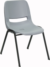 Gray Stacking Chair