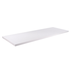 24" Wide White Melamine Shelf - Set of 2 - Compatible with White Pipe Collection