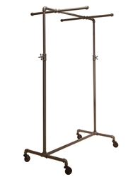 Garment Display Rack with Single Bar