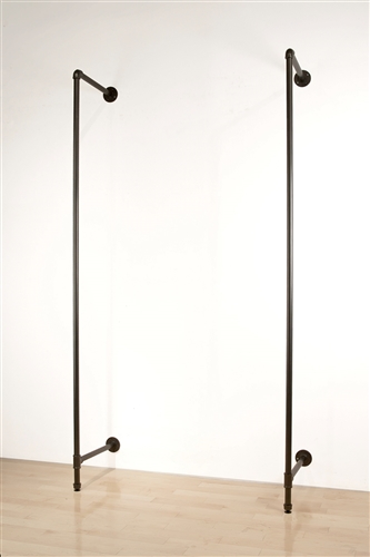 Garment Display - 2 slotted posts and mounting hardware