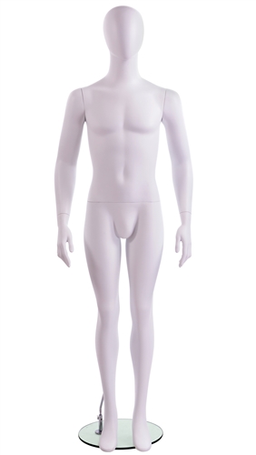 White Male Mannequin - Standing Straight from www.zingdisplay.com