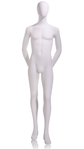 White Male Mannequin - Hands Behind Back from www.zingdisplay.com