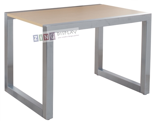 Satin Chrome Display Table