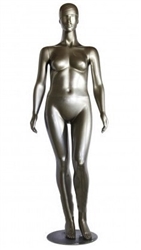 Metallic Gold Plus Size 16 Female Mannequin