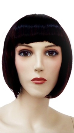 Short Black Hair Mannequin Wig with Bangs