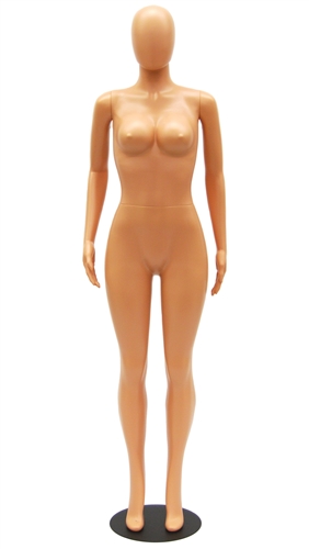 Female Egghead Mannequin in Unbreakable Plastic