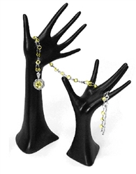 Black Jewelry Display Hands