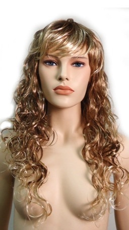 Long Curly Dirty Blonde Mannequins wig