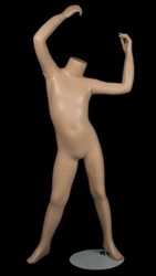 Fleshtone Headless Stretching Unisex Child Mannequin from www.zingdisplay.com