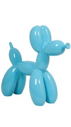 Glossy White Balloon Animal Dog Mannequin