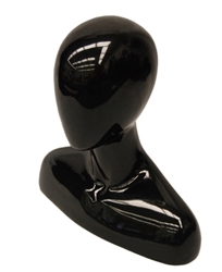 Glossy Black Egghead Female Display