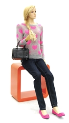 Adjustable Female Mannequin in Tan Fleshtone from www.zingdisplay.com