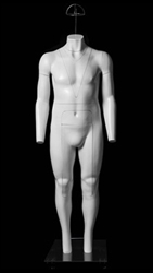 Plus Size Headless Male Ghost Mannequin. Ghost mannequin allows you to display or photograph your clothes without the mannequin getting in the way.