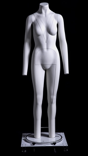 Mannequin has removable parts for unique displays.  Removable parts are also helpful if you are photographing your displays; the mannequin won't distract from your image.