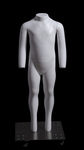 Mannequin Ghost Matte White Child Headless
