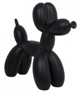 Black Balloon Animal Dog Mannequin