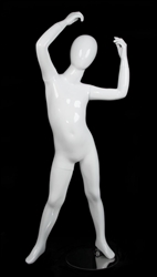 Teenage Egghead Mannequin with arms up