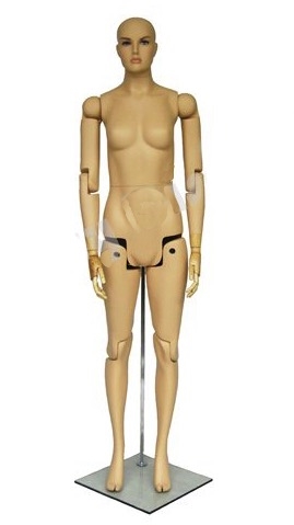 Lynda Fully Posable Female Mannequin in Fiberglass